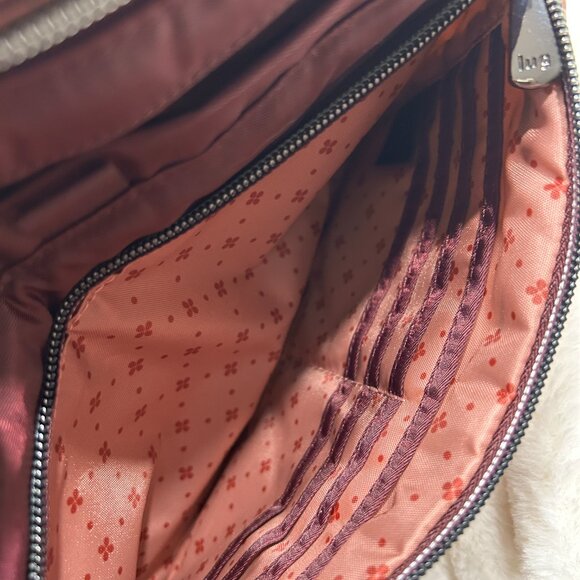 Retired Lug Pirouette Quilted RFID 2-in-1 Crossbody & Belt Bag in Wine Blush - Picture 10 of 10